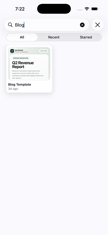 Library search filtering saved HTML pages